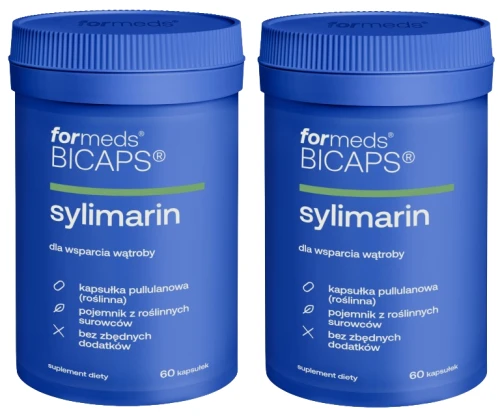 Zestaw 2x BICAPS SYLIMARIN ForMeds