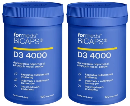 Zestaw BICAPS D3 4000 ForMeds 2 sztuki