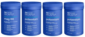 Zestaw BICAPS MAG B6 + 3 x POTASSIUM, ForMeds