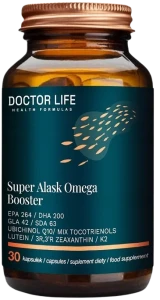 Doctor Life Super Alask Omega Booster 30 kapsułek - Serce Wzrok Mózg Krążenie