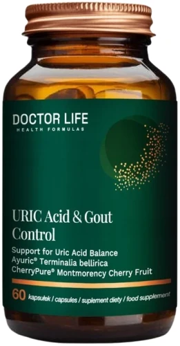 URIC Acid &amp; Gout Control 60 kaps, Doctor Life.webp