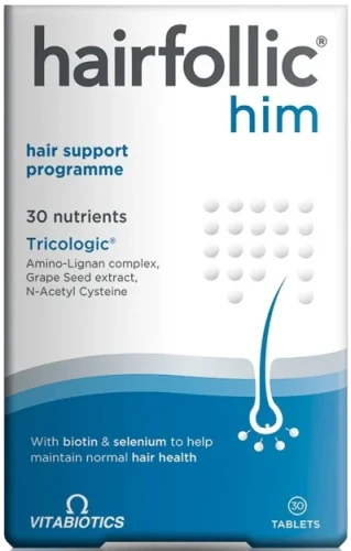 Hairfollic Man 30 Tab, Vitabiotics.webp