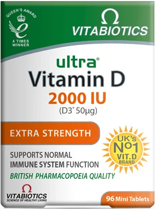 Ultra Vitamin D3 2000 IU 96 tab, Vitabiotics.webp