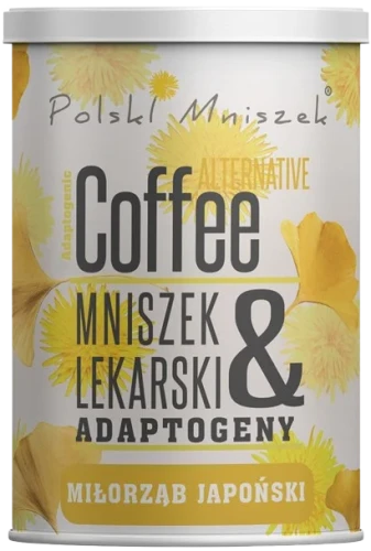 Kawa z mniszka lekarskiego z adaptogenami - miłorząb japoński 150g, Polski Mniszek.webp