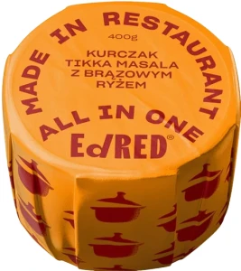 Kurczak tika masala z brązowym ryżem, EdRed