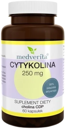 Cytykolina 250 mg 60 kapsułek, Medverita.webp