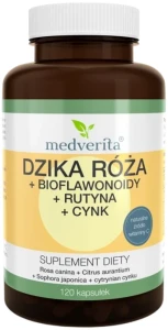 Dzika róża + Rutyna 120 kapsułek, Medverita