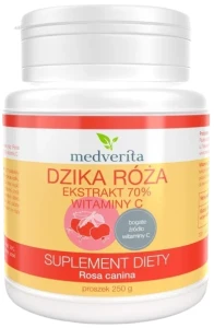 Dzika róża 250 g proszek, Medverita
