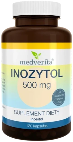 Inozytol 500 mg 120 kapsułek, Medverita.webp