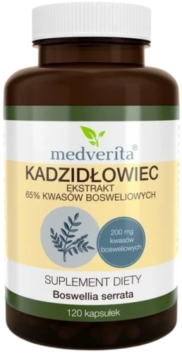 Kadzidłowiec Boswellia 120 kapsułek, Medverita.webp