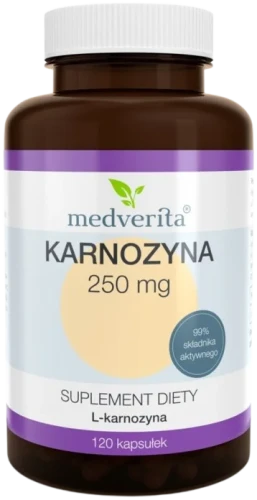 Karnozyna 250 mg 120 kapsułek, Medverita.webp