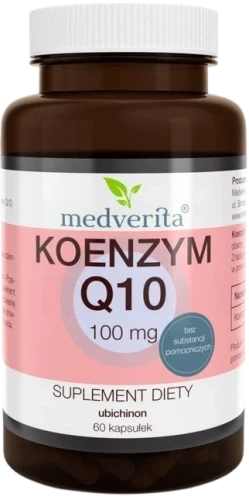 Koenzym Q10 Doz Koenzym Q10 100 mg 60 kapsułek, Medverita - Dzielnica Zdrowia