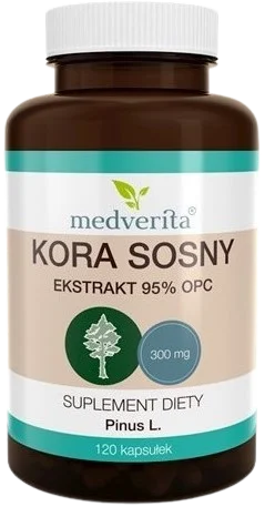 Kora sosny 120 kapsułek, Medverita.webp