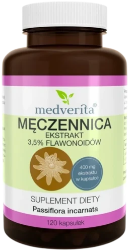 Męczennica 400 mg 120 kapsułek, Medverita.webp