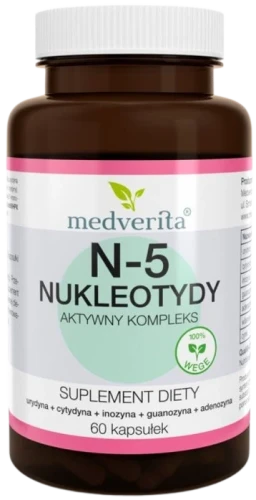 N-5 Nukleotydy 120 kapsułek, Medverita.webp
