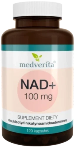NAD+ 100 mg 120 kapsułek, Medverita.webp