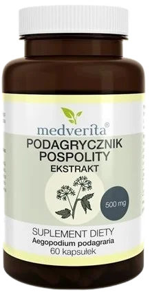 Podagrycznik pospolity 500 mg 60 kapsułek, Medverita.webp