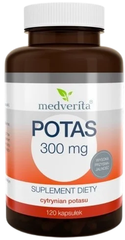 Potas 300 mg 120 kapsułek, Medverita.webp