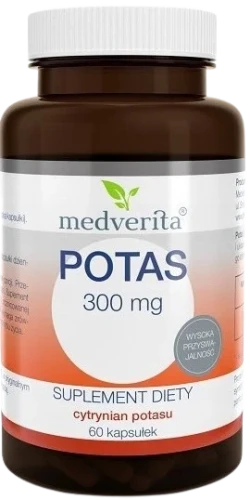 Potas 300 mg 60 kapsułek, Medverita.webp
