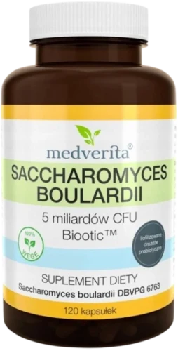 Saccharomyces Boulardii 120 kapsułek, Medverita.webp
