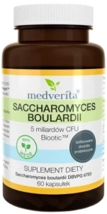 Saccharomyces Boulardii 60 kapsułek, Medverita