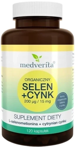 Selen + Cynk 120 kapsułek, Medverita.webp