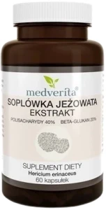 Soplówka Jeżowata Ekstrakt 60 kapsułek, Medverita