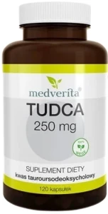 Tudca 250 mg 120 kapsułek, Medverita