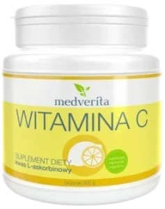 Witamina C 500 gramów proszek, Medverita