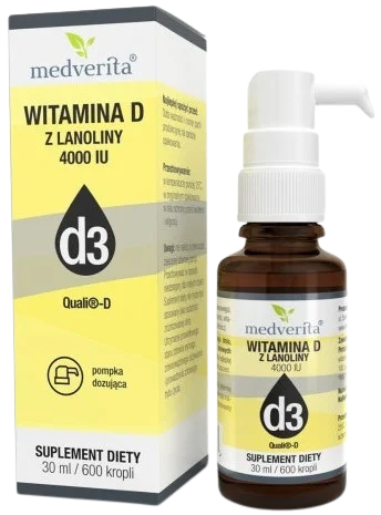 Witamina D3 4000 IU 30 ml, Medverita.webp