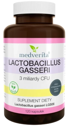 Lactobacillus gasseri 3 mld CFU 120 kaps, Medverita.webp