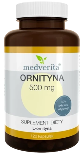 Ornityna 500 mg 120 kapsułek, Medverita.webp