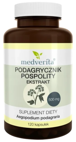 Podagrycznik pospolity 500 mg 120 kaps, Medverita.webp