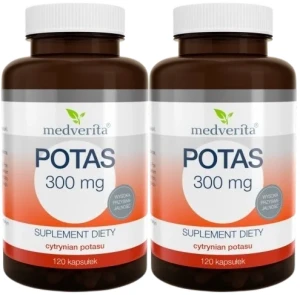 2 x Potas 300 mg 120 kapsułek, Medverita