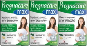3 x Pregnacare Max 56 tabl/28 kaps, Vitabiotics