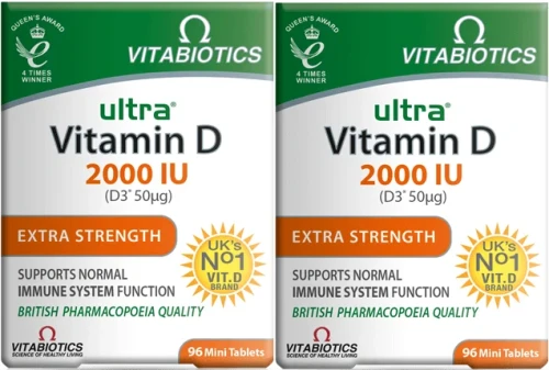 2 x Ultra Vitamin D3 2000 IU 96 tab, Vitabiotics.webp
