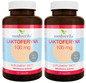 2 x Laktoferyna 100 mg 120 kapsułek, Medverita
