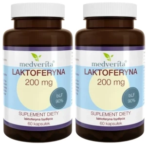 2 x Laktoferyna FORTE 200 mg 60 kapsułek, Medverita