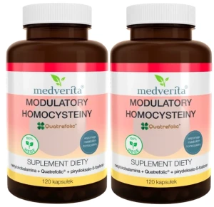 2 x Modulatory Homocysteiny 120 kapsułek, Medverita