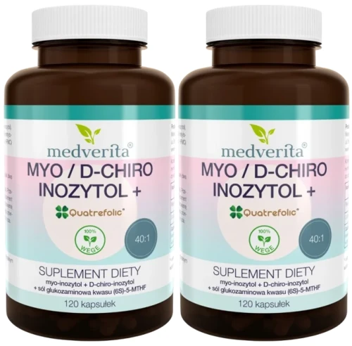 2 x MyoD-chiro-Inozytol 401 120 kapsułek, Medverita.webp