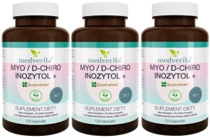 3 x Myo/D-chiro-Inozytol 40:1 120 kapsułek, Medverita