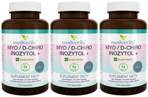 3 x MyoD-chiro-Inozytol 401 120 kapsułek, Medverita.webp