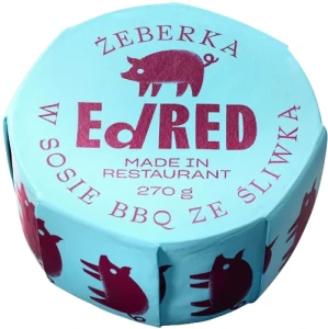 Żeberka w sosie BBQ ze śliwką, EdRed