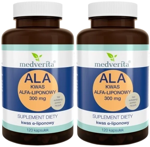 2 x ALA 300 mg 120 kapsułek, Medverita.webp