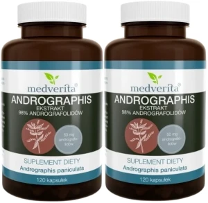 2 x Andrographis 120 kapsułek, Medverita