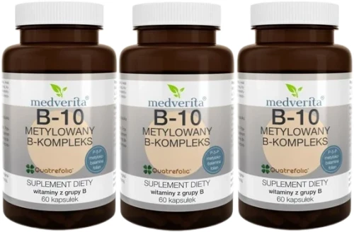 3 x B-10 kompleks 60 kapsułek, Medverita.webp