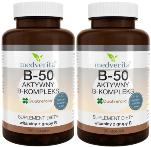 2 x B-50 kompleks 120 kapsułek, Medverita.webp