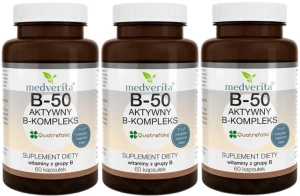 3 x B-50 kompleks 60 kapsułek, Medverita