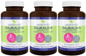 3 x Bajkalina 120 kapsułek, Medverita