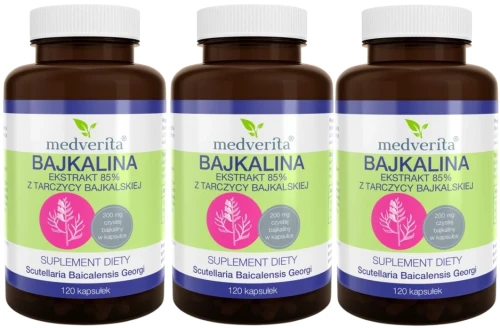 3 x Bajkalina 120 kapsułek, Medverita.webp